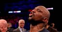 Whyte and Joshua row in the ring