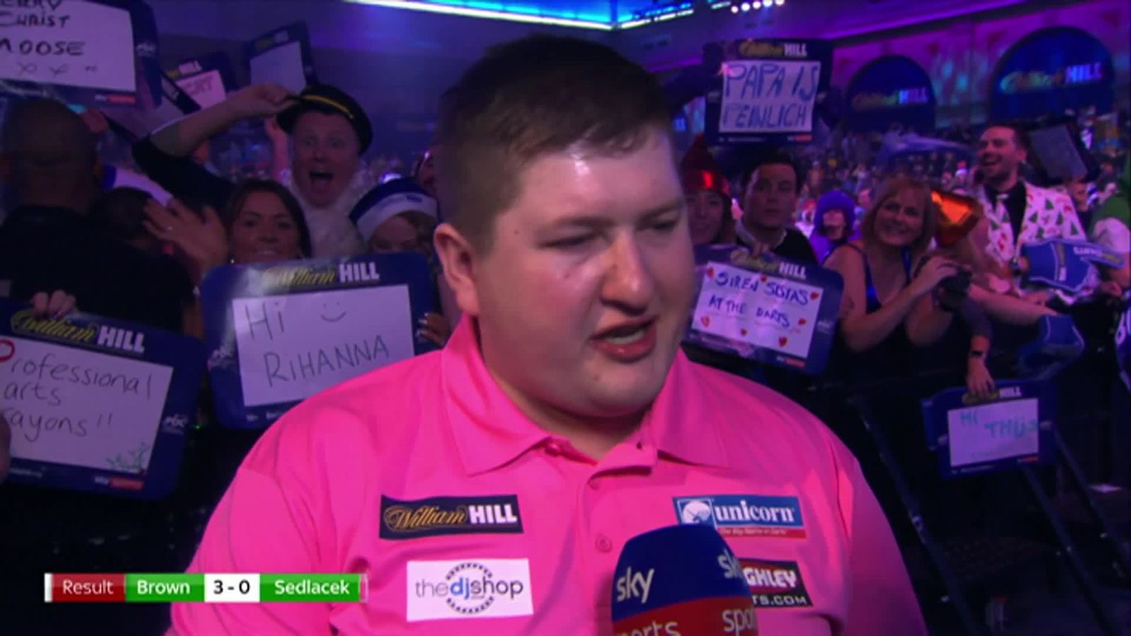 Brown I'm back! Darts News Sky Sports
