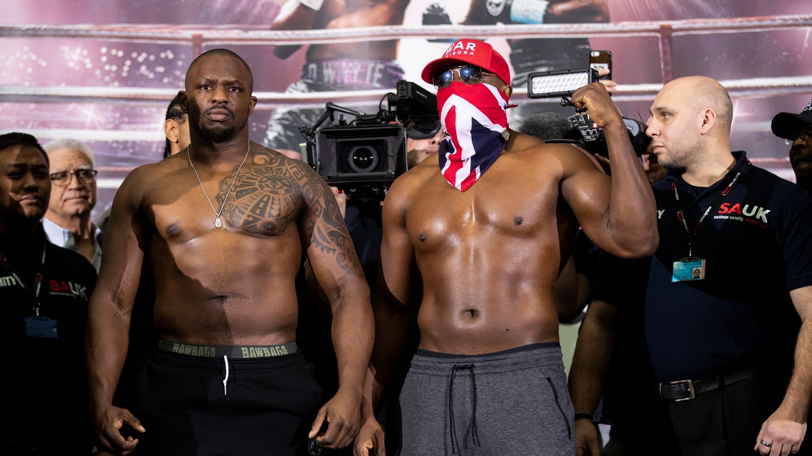 Whyte vs Chisora 2 Weigh-in row explained by Dillian Whyte and Derek Chisora Boxing News Sky Sports