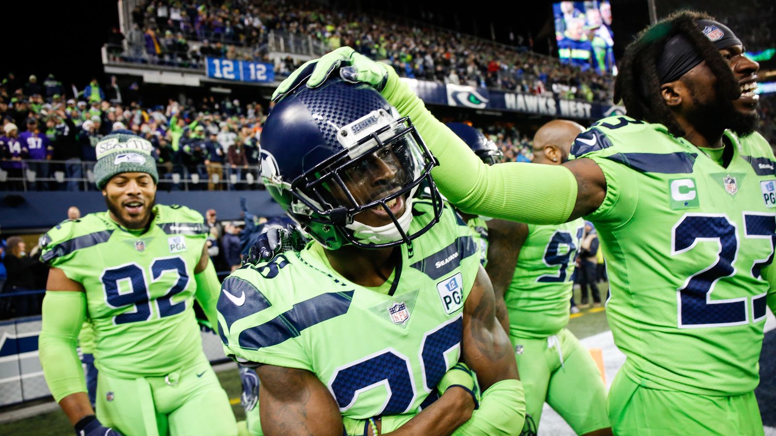 WATCH: Justin Coleman returns fumble for Seahawks TD | NFL News | Sky ...