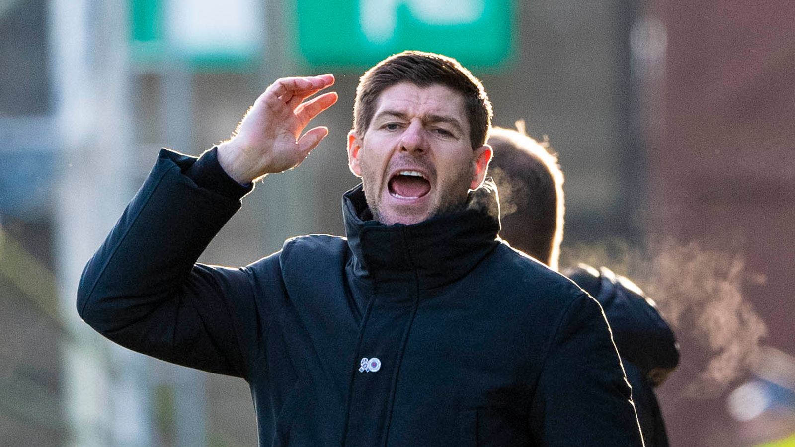 Steven Gerrard says Rangers' first half was not good enough against St Johnstone