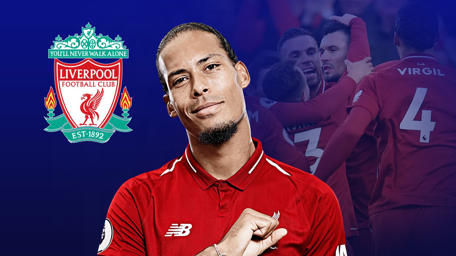 Virgil van Dijk's stats in first 50 Liverpool games