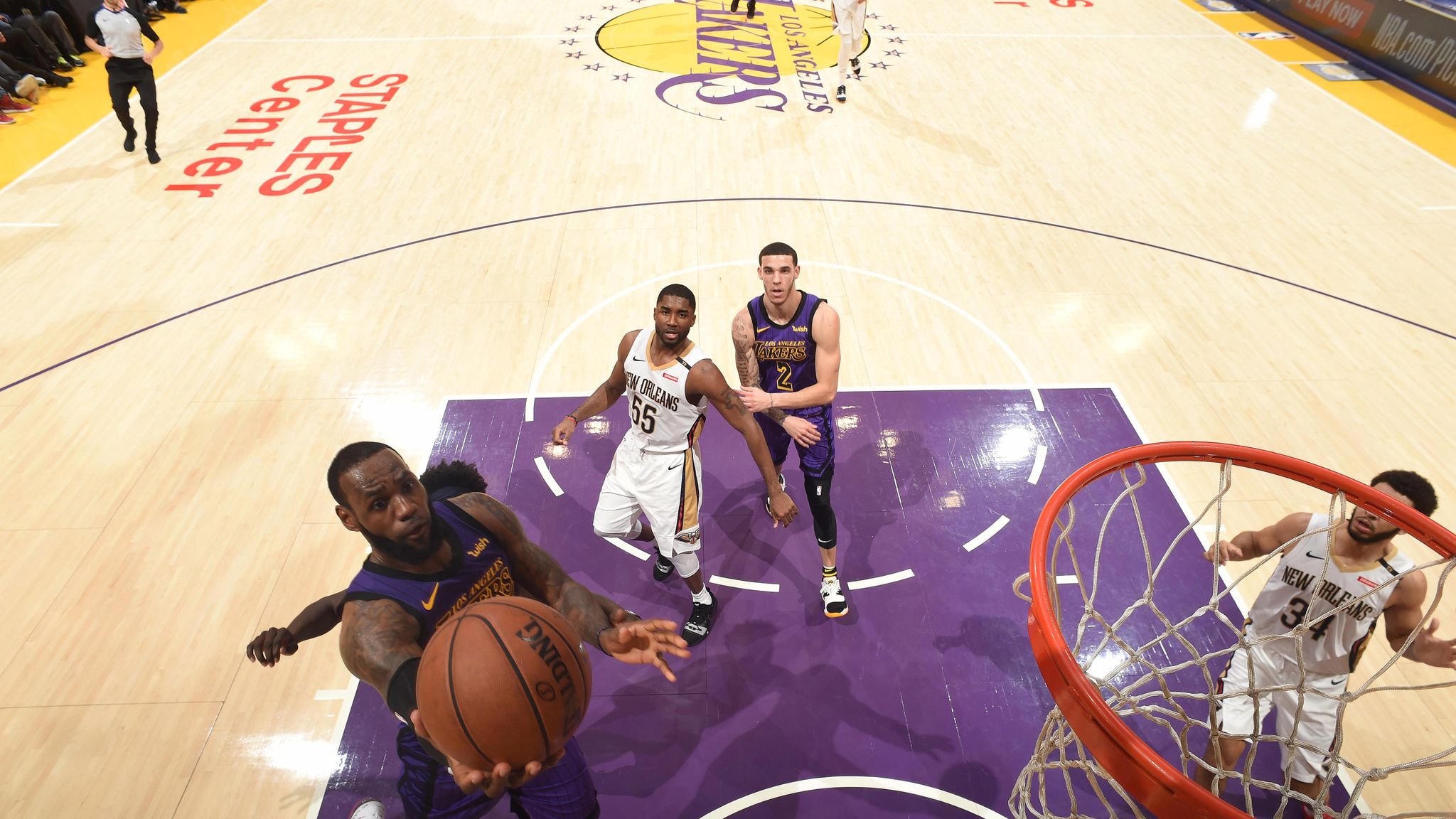 Julius Randle - Los Angeles Lakers - Game-Worn Jersey - Kia NBA