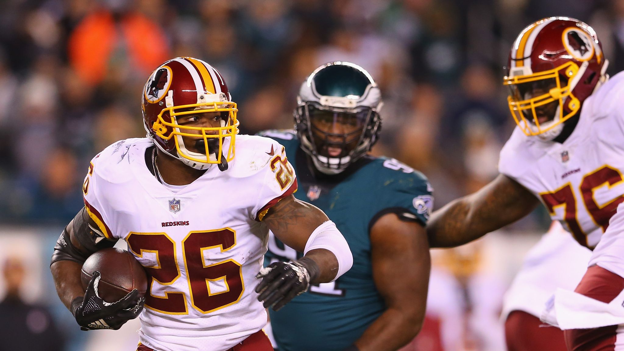 WATCH: Adrian Peterson scores 90-yard touchdown for Redskins, NFL News