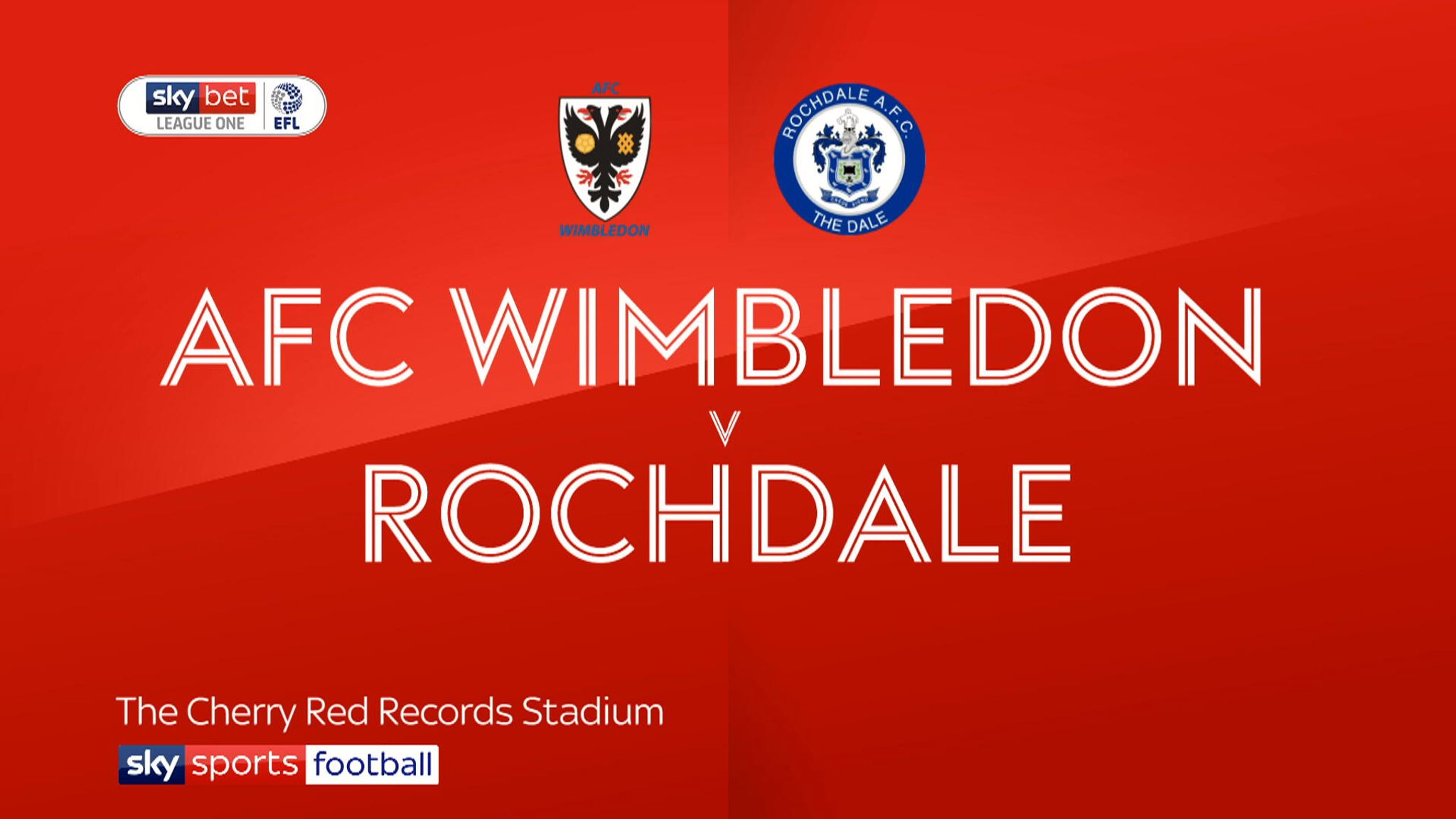 AFC Wimbledon vs Rochdale preview Football News Sky Sports