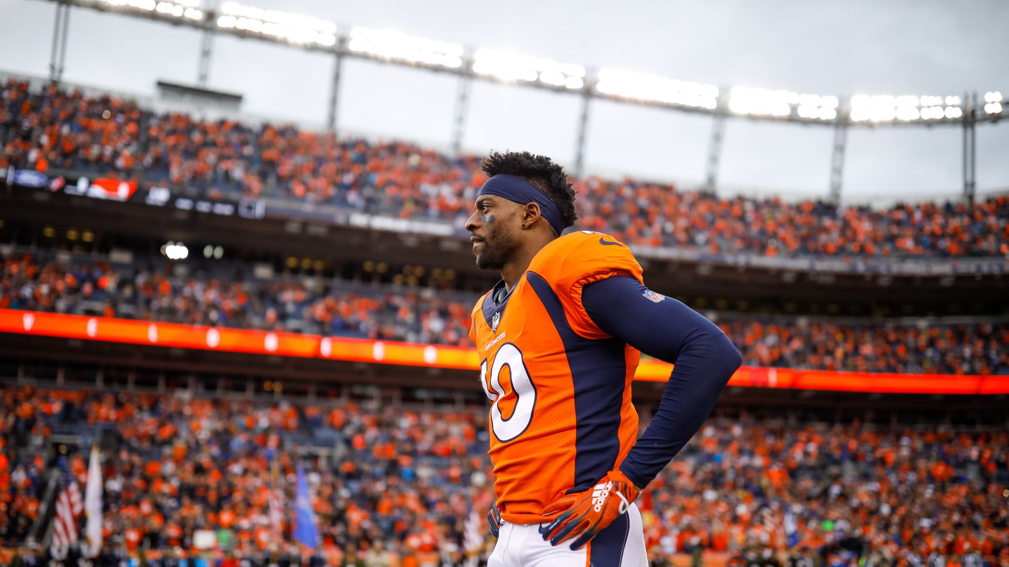 Denver Broncos receiver Emmanuel Sanders out for rest of season after  tearing Achilles in training, NFL News