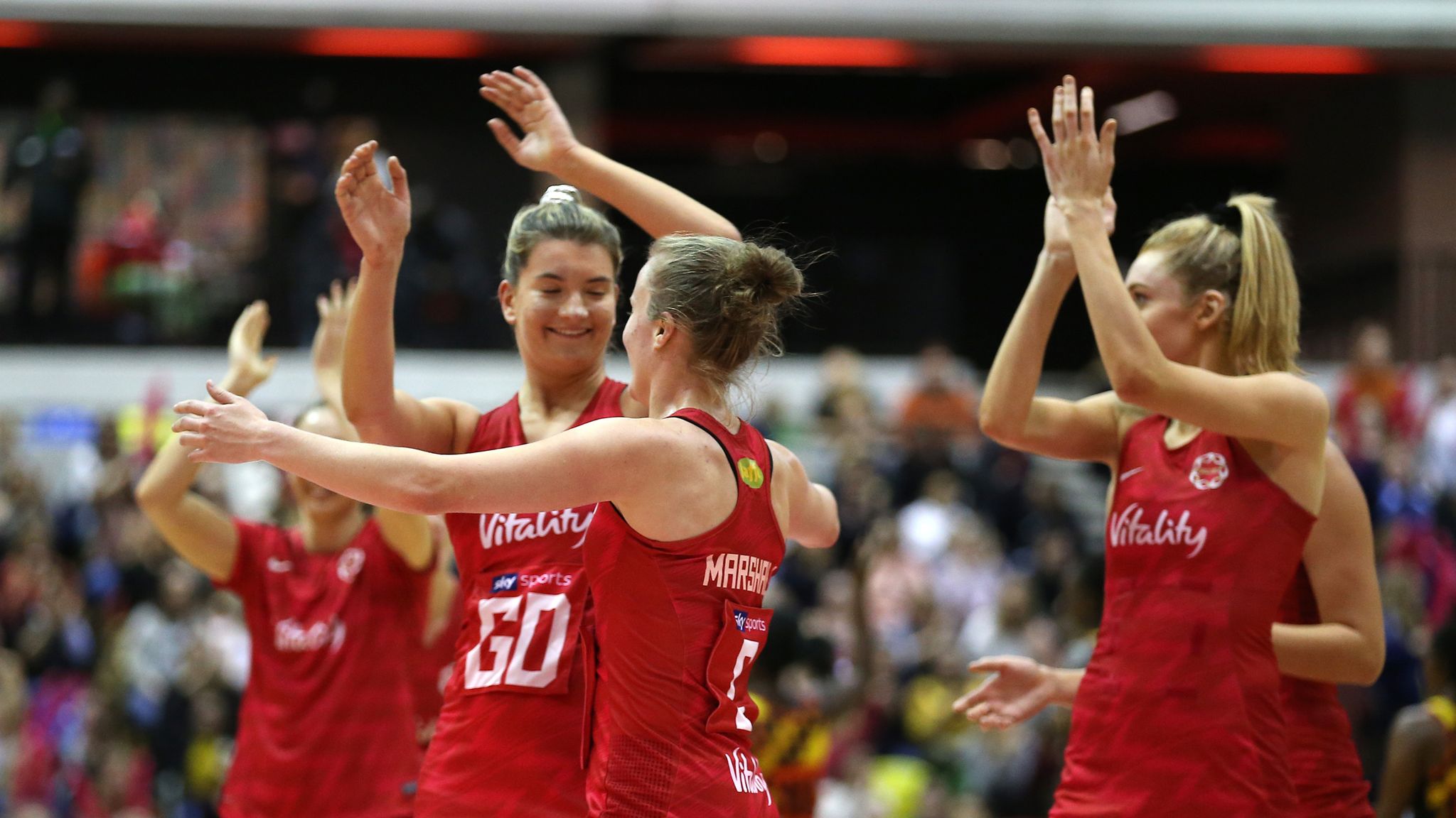 england netball jersey