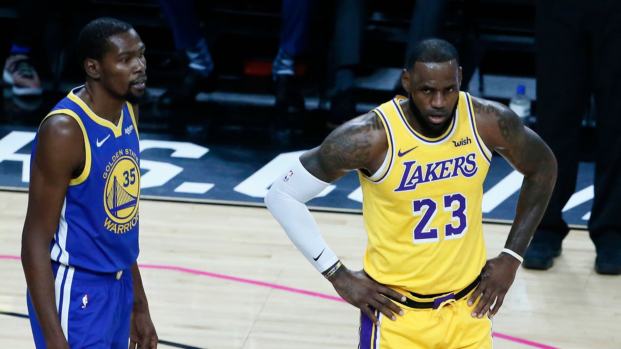 Kevin Durant says playing with LeBron James can be 'toxic' for other players | NBA News | Sky Sports