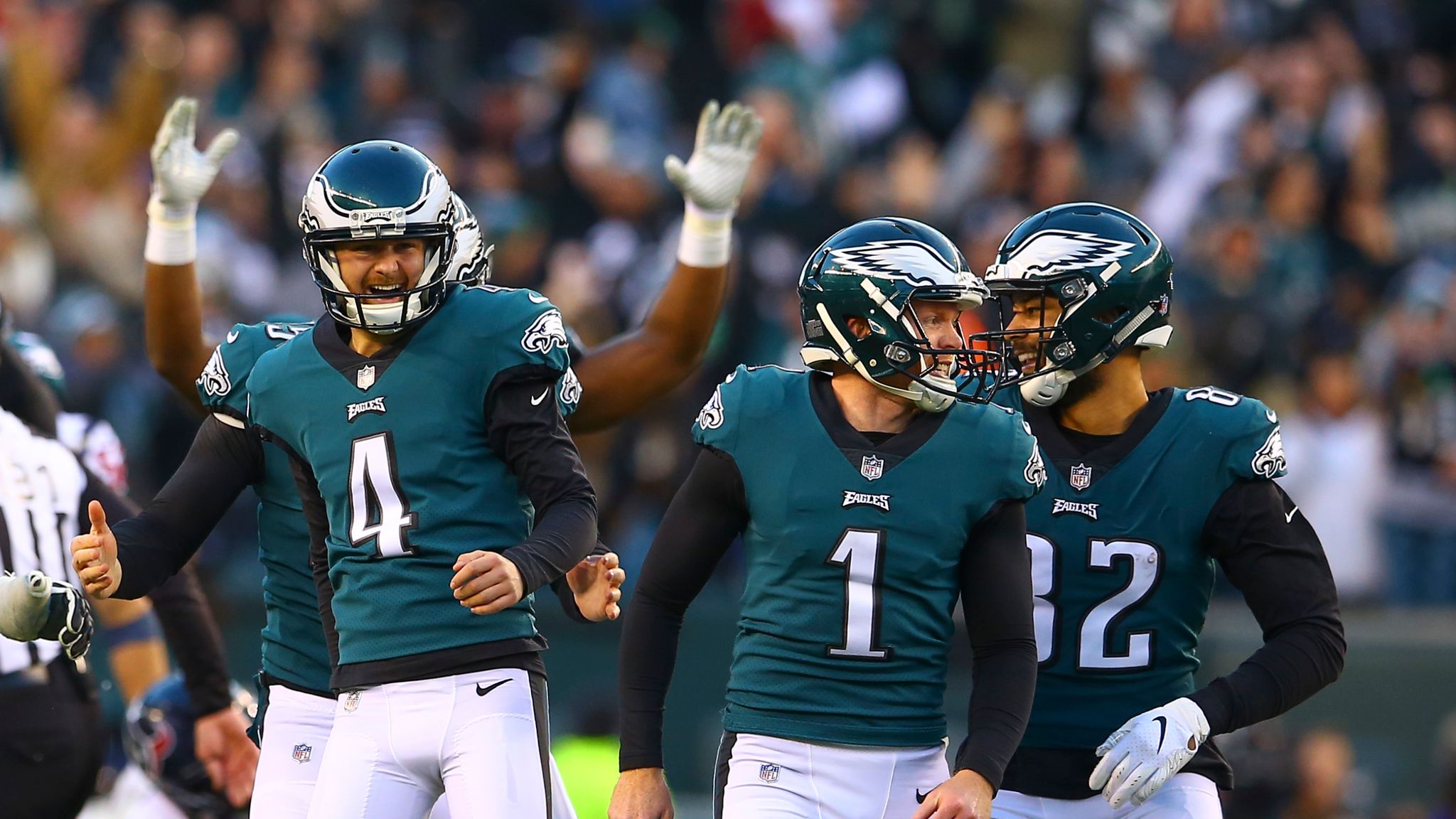 Philadelphia Eagles keep playoff hopes alive after last-second win over the  Houston Texans: Game recap, score, stats 