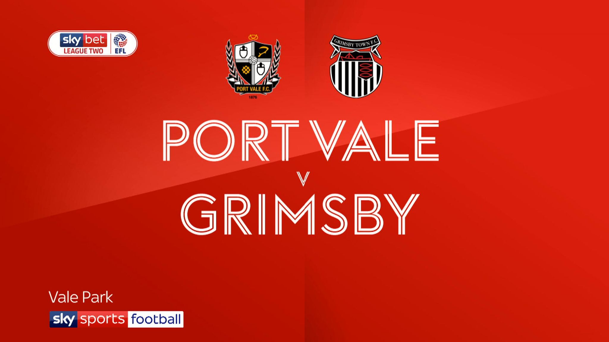 Port Vale vs Grimsby preview Football News Sky Sports