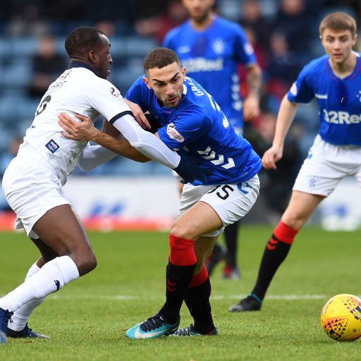 Rangers held by 10-man Dundee