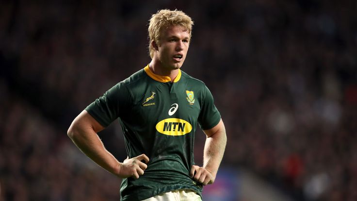 South Africa's Pieter-Steph du Toit during the Autumn International match at Twickenham Stadium, London