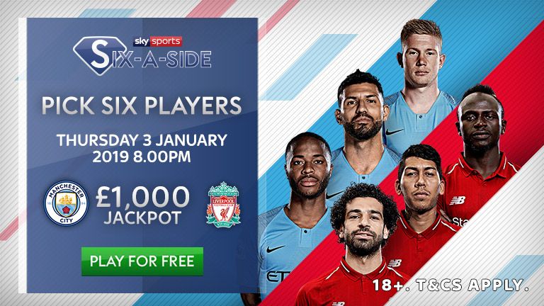 Man City v Liverpool Sky Sports SixaSide Elite Player Report