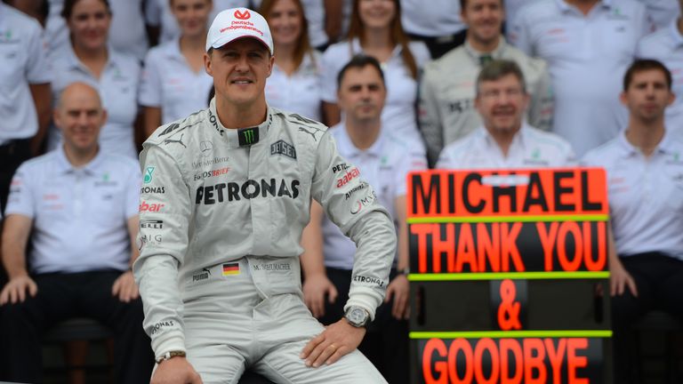 Michael Schumacher Retiro Mercedes 2012
