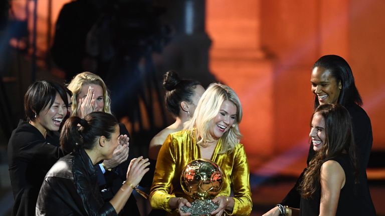 Ada Hegerberg won the Ballon d'Or