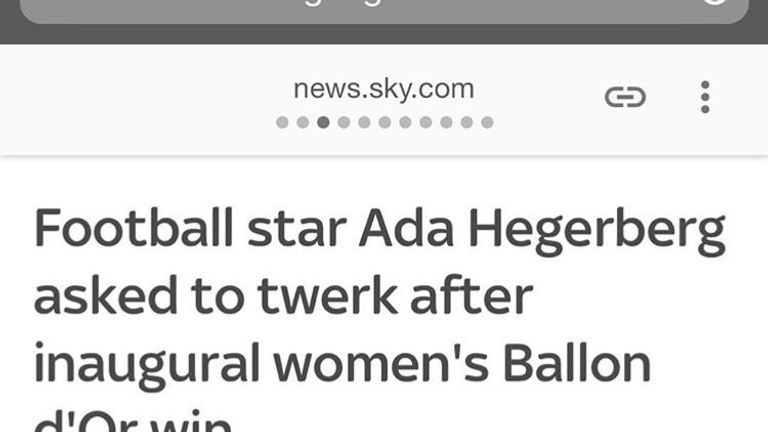 Andy Murray claims the incident where the Ballon d'Or co-host asked Ada Hegerberg if she knew how to twerk shows sexism still exists in sport