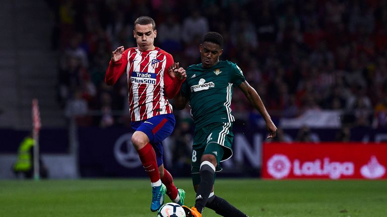 Antoine Griezmann Junior Firpo Atletico Madrid Real Betis