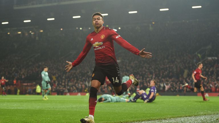 Arsenal took the lead at Old Trafford but allowed Jesse Lingard to equalise instantly