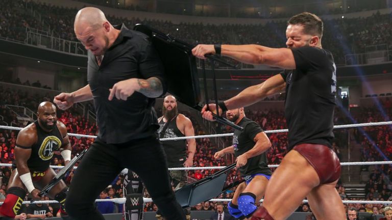 Finn Balor was one of several Raw superstars who attacked Baron Corbin during his match against Braun Strowman