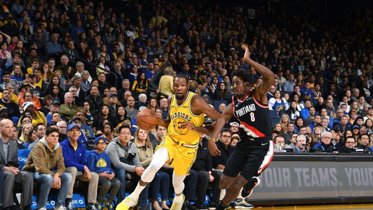 Trail Blazers v Warriors
