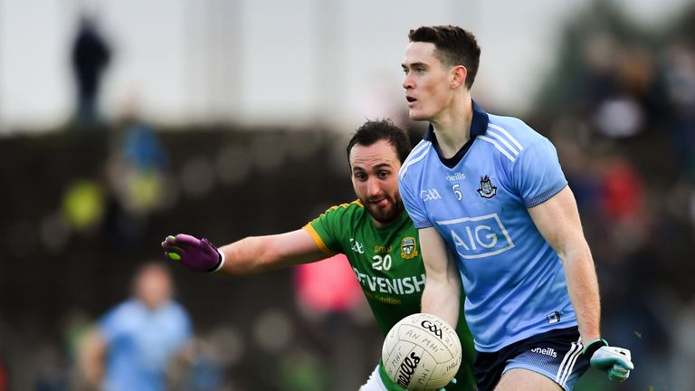 Brian Fenton in action against Graham Reilly
