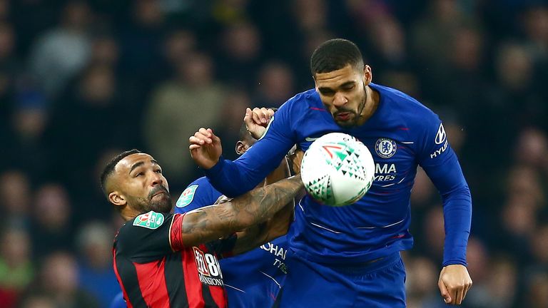 Ruben Loftus-Cheek during the Carabao Cup Quarter Final match between Chelsea and AFC Bournemouth at Stamford Bridge on December 19, 2018 in London, United Kingdom