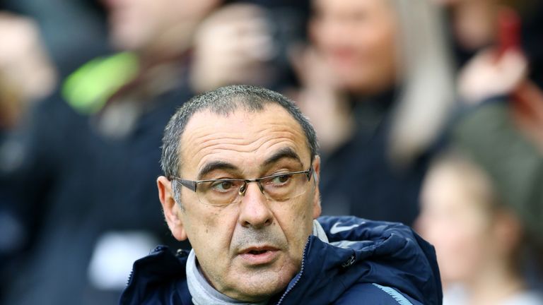 Chelsea manager Maurizio Sarri