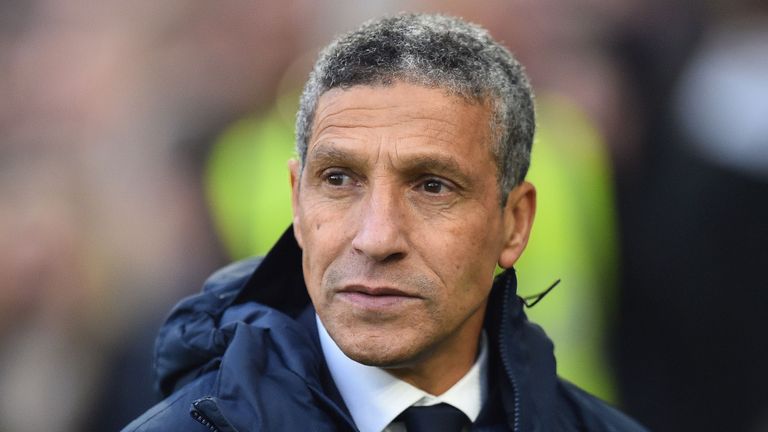 Brighton manager Chris Hughton praised the performance of Jurgen Locadia