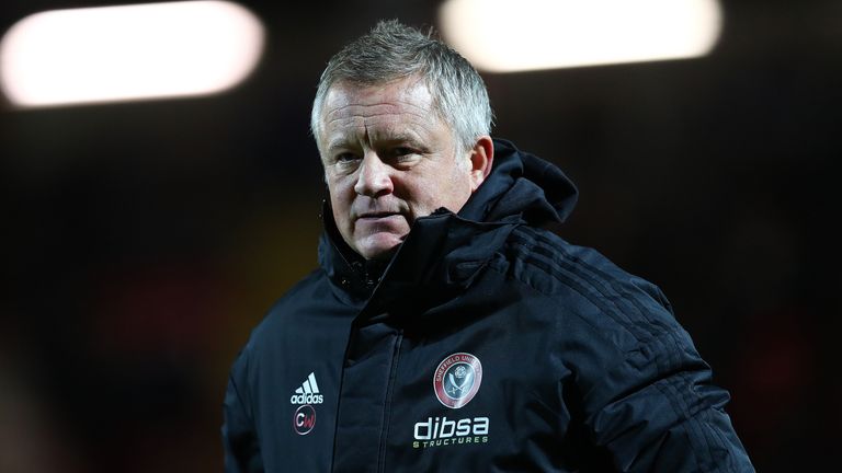 Chris Wilder is happy with how Sheffield United have performed this season but is keeping his feet firmly on the ground