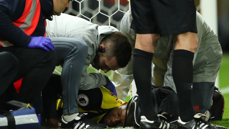  during the Premier League match between Watford FC and Chelsea FC at Vicarage Road on December 26, 2018 in Watford, United Kingdom.