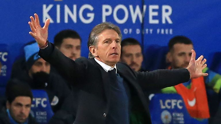 Claude Puel says his side deserved to beat Manchester City