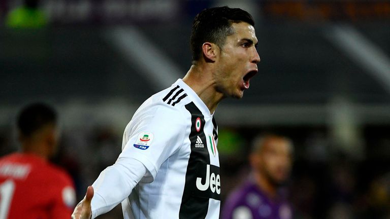 Cristiano Ronaldo Juventus v Fiorentina