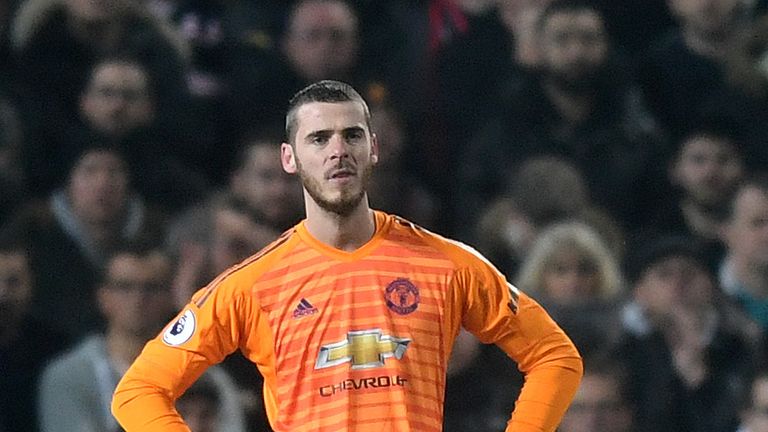  during the Premier League match between Manchester United and Arsenal FC at Old Trafford on December 5, 2018 in Manchester, United Kingdom.