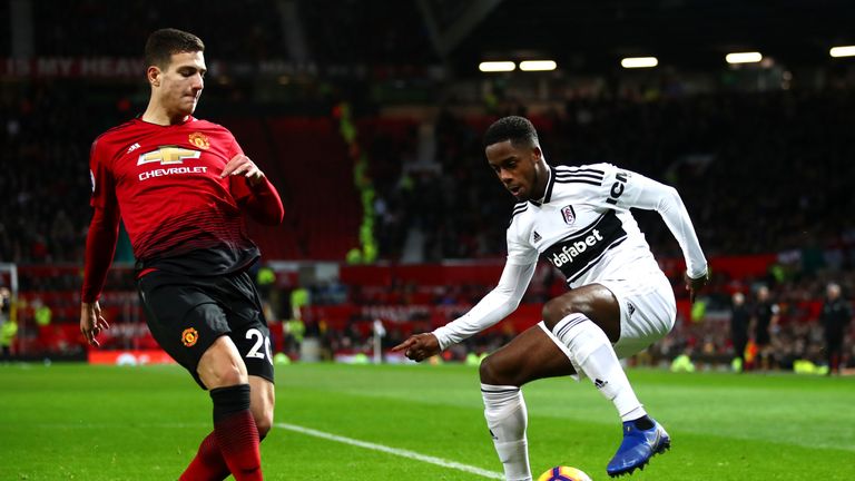 Diogo Dalot reduced Ryan Sessegnon to mainly defensive duties at Old Trafford