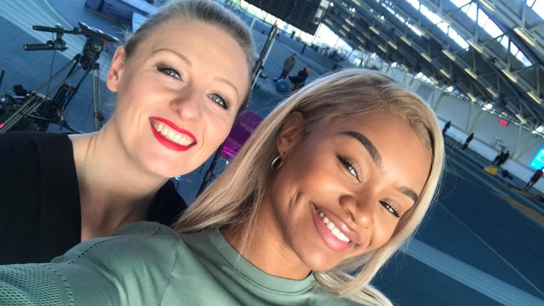 Imani reveals how she got Christmas Day off from training, and why being a Sky Scholar is so amazing