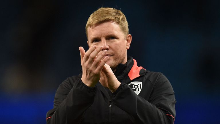 Eddie Howe Man City Bournemouth