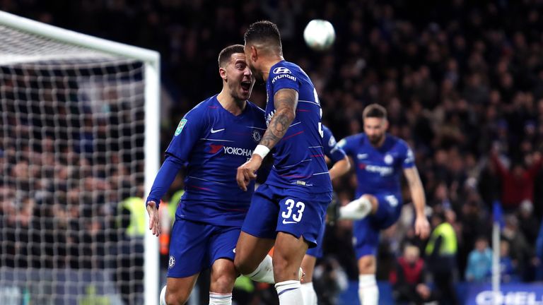 Chelsea reached the semi-finals after Eden Hazard scored the winner against Bournemouth 