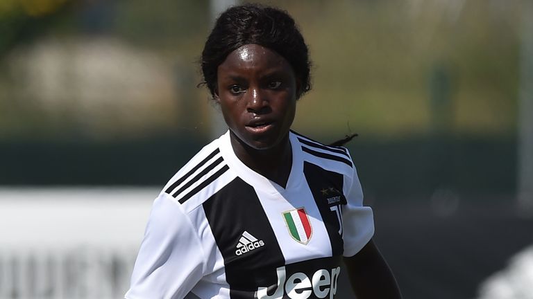 Eni Aluko in action for Juventus Women