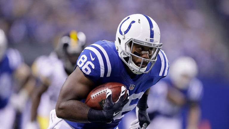 Eric Swoope was released by the Colts