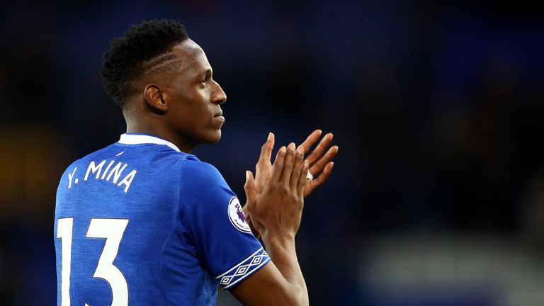 Everton defender Yerry Mina