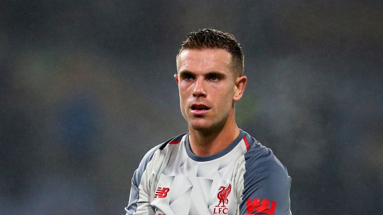 Liverpool captain Jordan Henderson