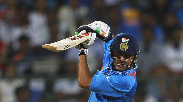 MUMBAI, INDIA - APRIL 02: Gautam Gambhir during the 2011 ICC World Cup Final between India and Sri Lanka at the Wankhede Stadium on April 2, 2011 in Mumbai, India.  (Photo by Matthew Lewis/Getty Images)