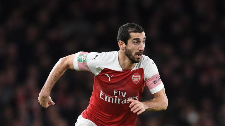 Henrikh Mkhitaryan will miss Arsenal's Christmas schedule