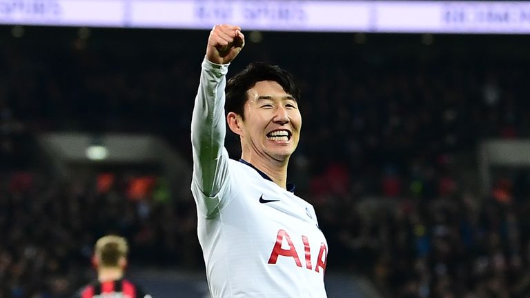 Heung-Min Son scored twice in Tottenham's 5-0 hammering of Bournemouth on Boxing Day.