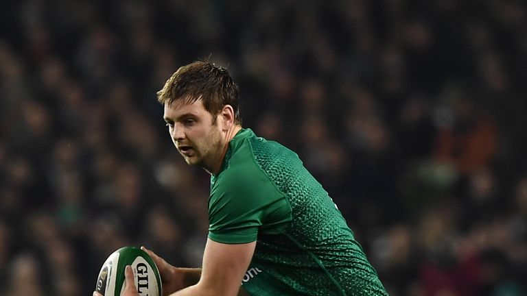 DUBLIN, IRELAND - NOVEMBER 10: Iain Henderson of Ireland during the International Friendly match between Ireland and Argentina at Aviva Stadium on November 10, 2018 in Dublin, Ireland. (Photo by Charles McQuillan/Getty Images)