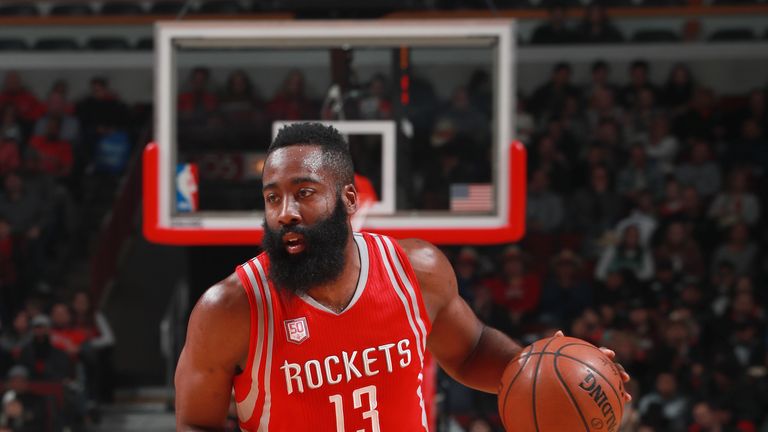 James Harden leads scoring again for the Rockets