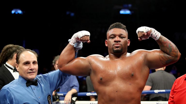 Jarrell Miller v Gerald Washington  during their heavyweight match on July 29, 2017 at the Barclays Center in the Brooklyn borough of  New York City.