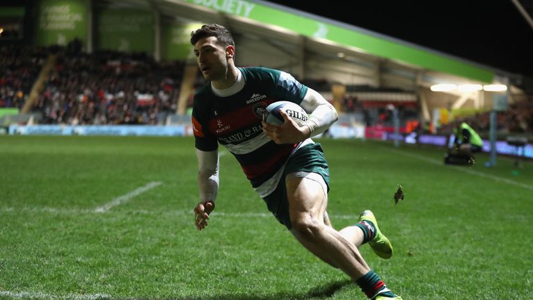 during the Gallagher Premiership Rugby match between Leicester Tigers and Harlequins at Welford Road Stadium on December 22, 2018 in Leicester, United Kingdom.