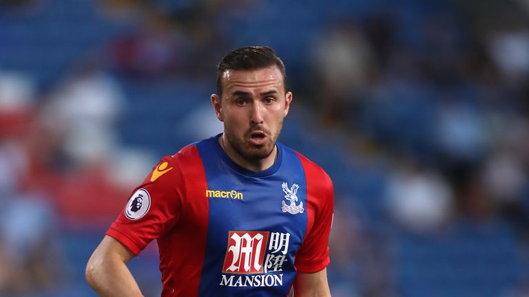 during the EFL Cup Second Round match between Crystal Palace and Blackpool at Selhurst Park on August 23, 2016 in London, England.