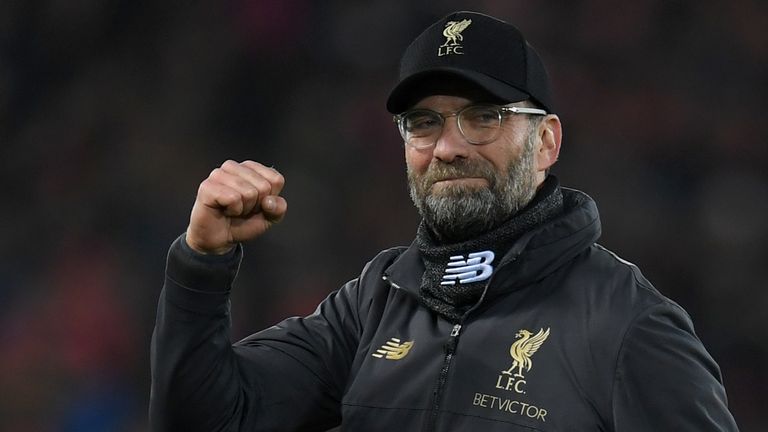 Liverpool's title charge has gathered pace under manager Jurgen Klopp